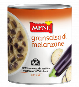 Gransalsa di melanzane - Gransalsa sauce with eggplant Tin 800 g nt. wt.