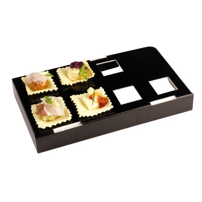 Mini-Buffet 7 S’panito, schwarzer Karton