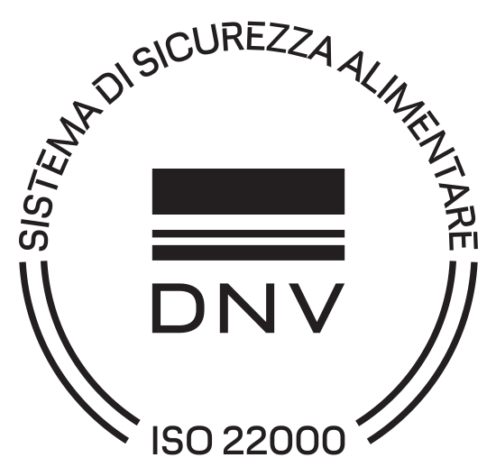 Certificato da DNV - ISO 22000