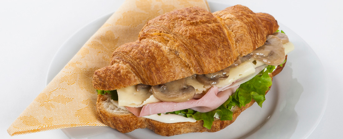 Croissant salato al cotto