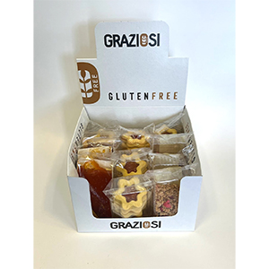 Espitori per prodotti monodose gluten free per la colazione del tuo hotel