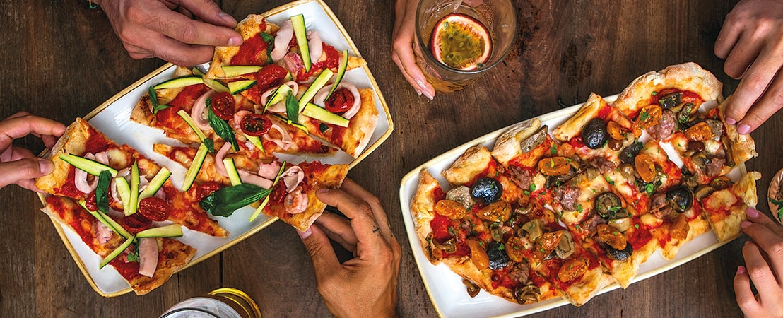 Pizza in P.A.L.A. gourmet Menù