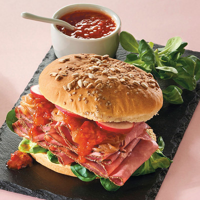 Hamburger et sandwich