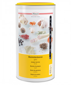 Bacche di ginepro intere (Baies de genièvre entières) Bote 400 g.