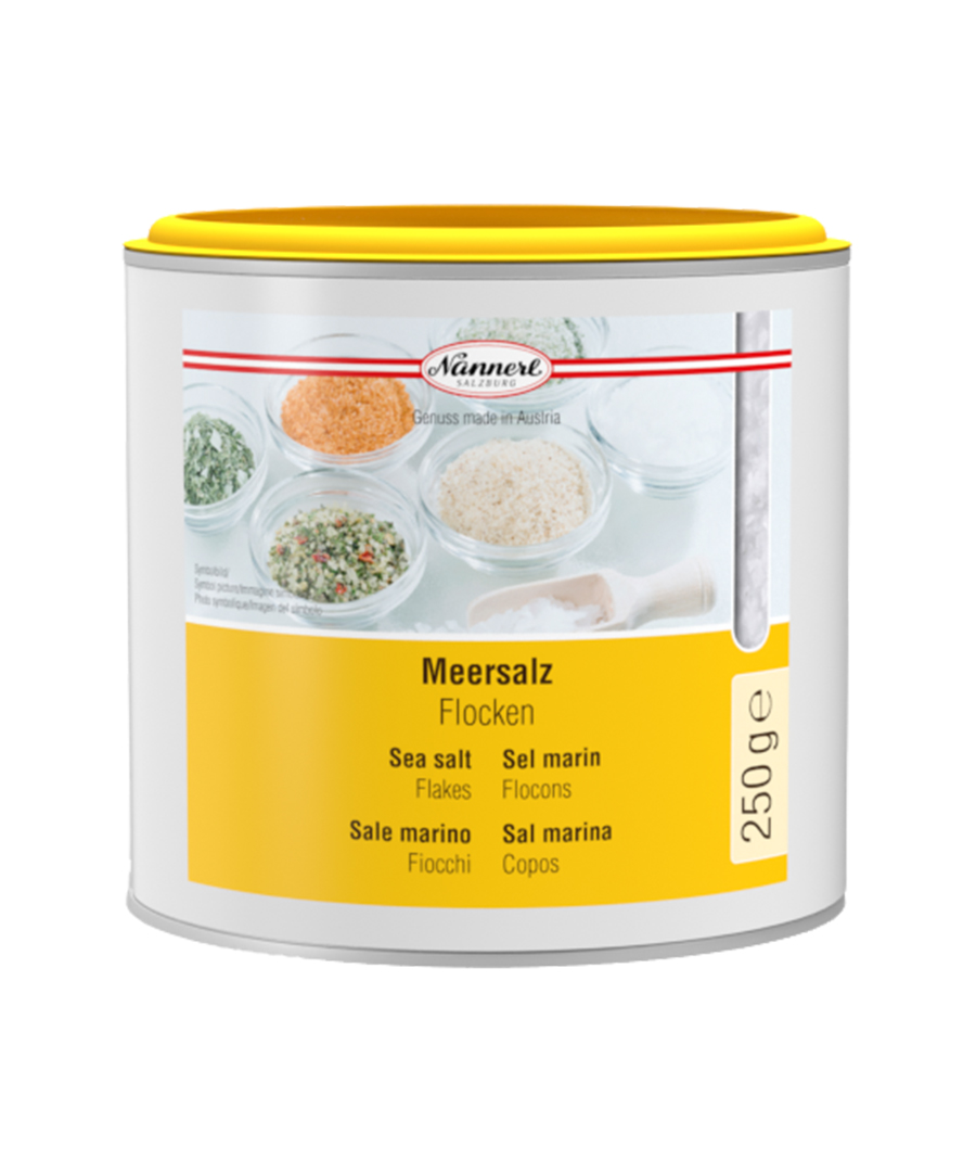 Fiocchi di Sale marino "Pyramide" di Cipro Barattolo 250 gr.