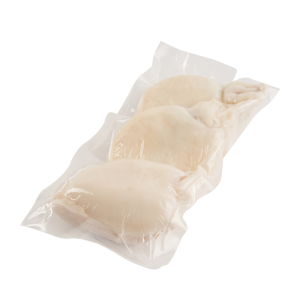 Seppia cotta - Cooked cuttlefish 1 kg vacuum-packed transparent film with 3 cuttlefisch (variable weight product)