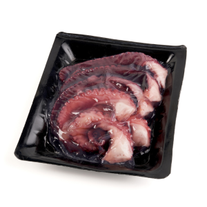 Tentacoli di polpo cotto - Tentacules de poulpe cuit Barquette sous vide 600 g avec 6 tentacules (produit à poids variable)
