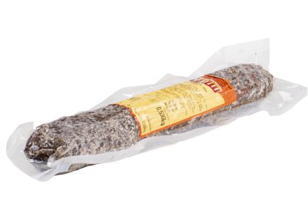 Salame di cinghiale al pepe - Peppered Wild Boar Salami Approx. weight 470 – 550 g nt. wt.