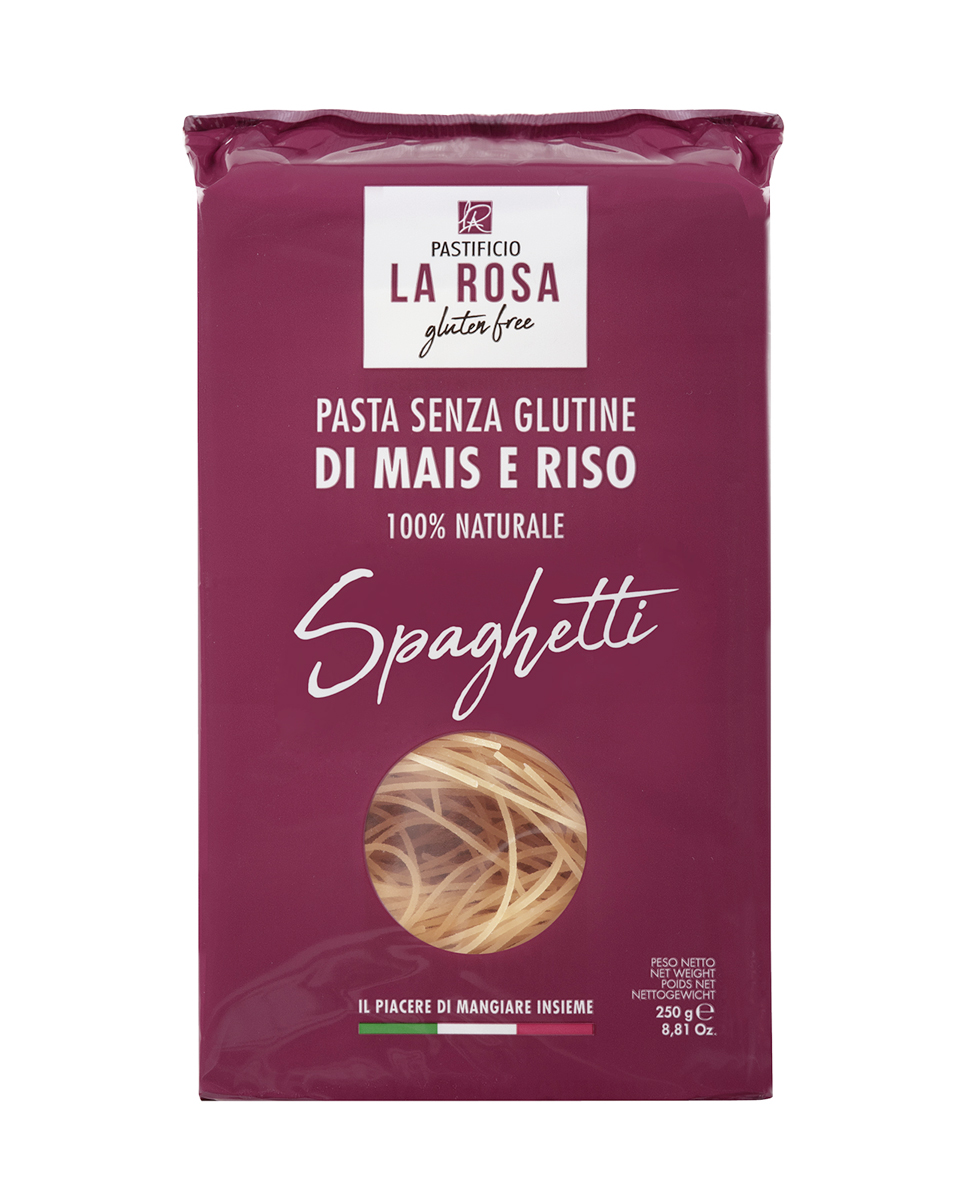 Spaghetti Senza Glutine - Gluten-Free Spaghetti Bag 250 g nt. wt.