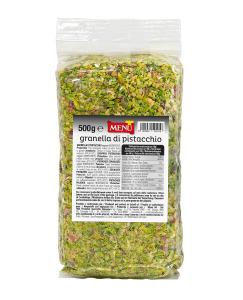 Granella di pistacchio (Gehackte grüne Pistazien) Nettogewicht 500 g