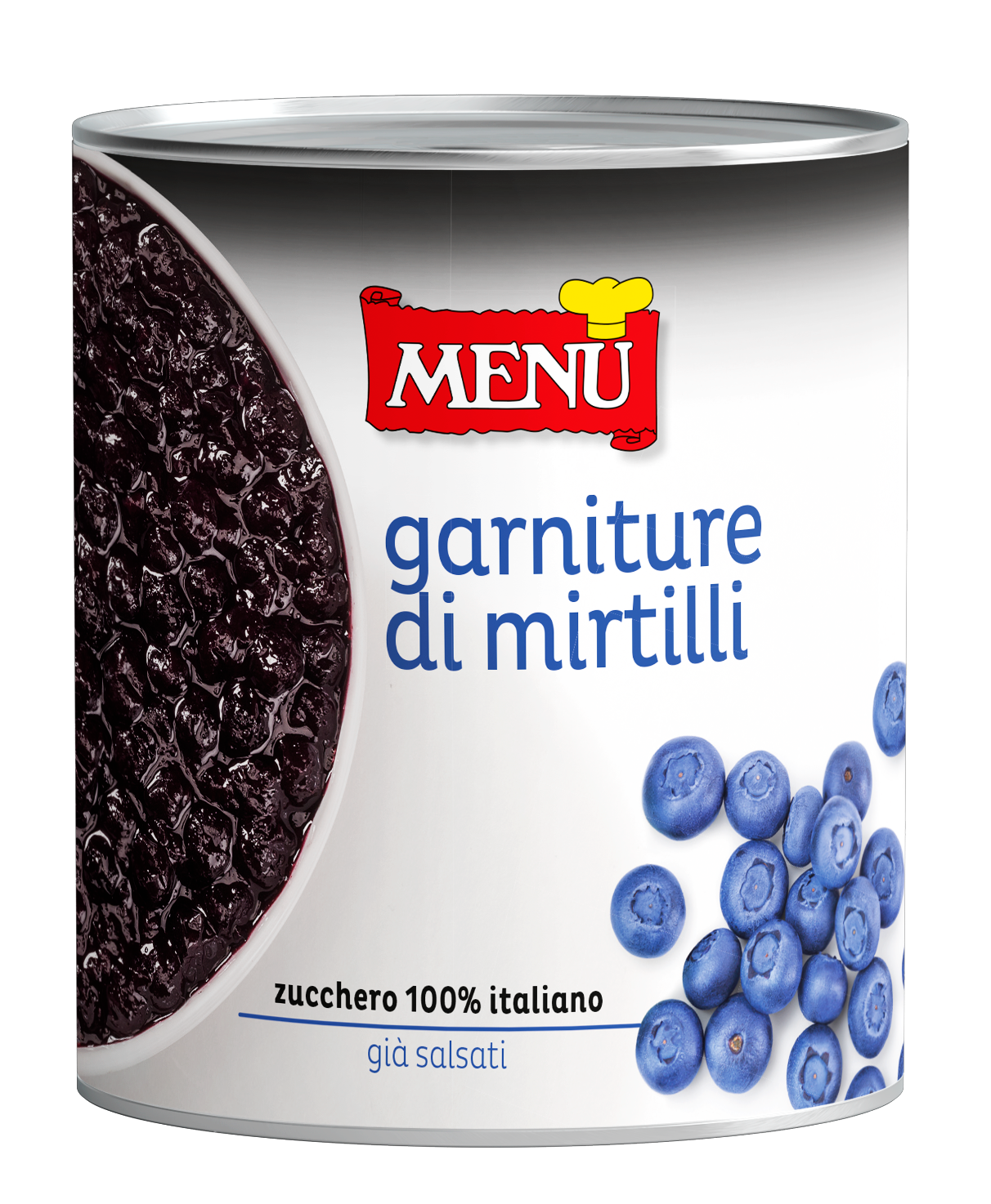 Garniture di mirtilli Scat. 830 g pn.