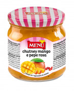 Chutney Mango e Pepe rosa (Mango-Chutney mit rosa Pfeffer)