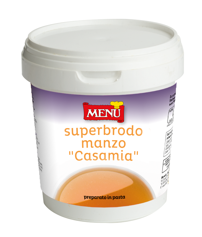Superbrodo manzo “Casamia” - Casamia “Super Beef Stock” Jar 1000 g nt. wt.