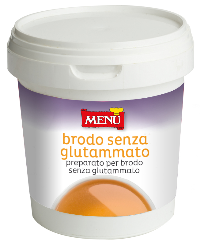 Brodo senza glutammato - Stock without glutamate Jar 600 g nt. wt.