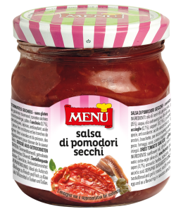 Salsa di pomodori secchi - Dried tomato spread Glass jar 420 g nt. wt.