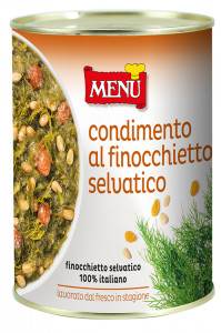 Condimento al finocchietto selvatico - Wild fennel sauce Tin 400 g nt. wt.