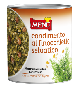 Condimento al finocchietto selvatico - Wild fennel sauce Tin 780 g nt. wt.