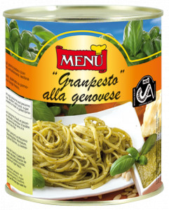 Granpesto alla genovese in asettico - Granpesto Genovese pesto sauce in asptic technology Tin 800 g nt. wt.