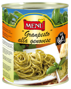Granpesto alla genovese in asettico (aseptisch abgefüllt) Dose, Nettogewicht 800 g