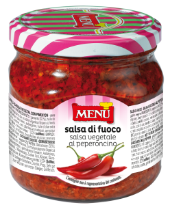 Salsa di fuoco - Spicy sauce Glass jar 400 g nt. wt.
