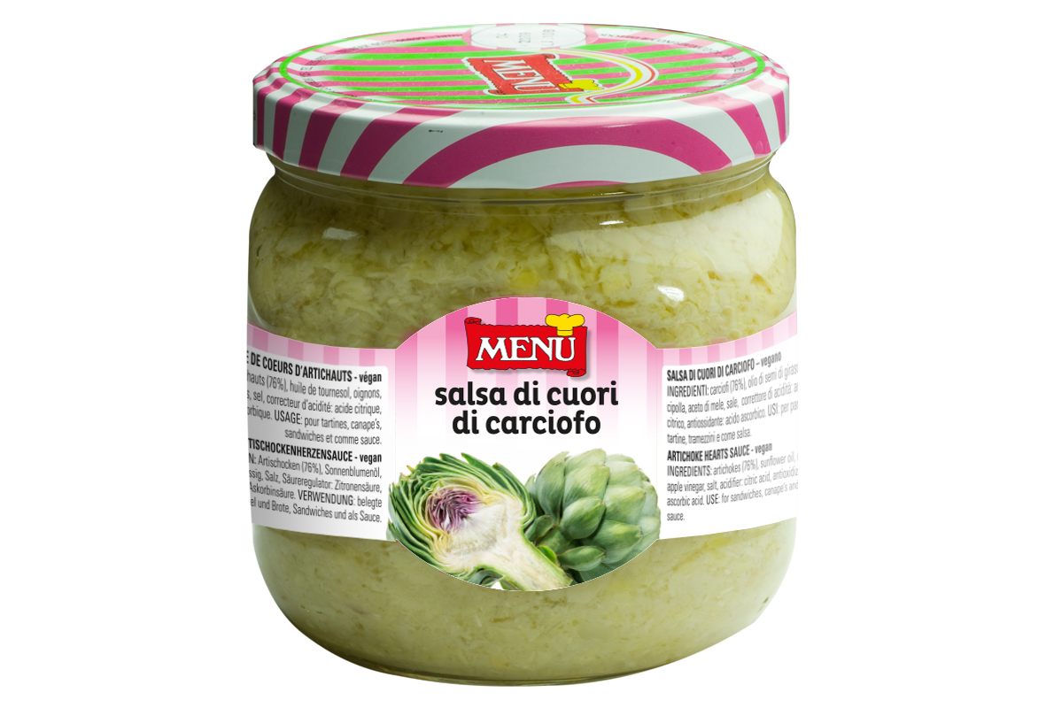 Salsa di cuori di carciofo - Artichoke heart spread Glass jar 760 g nt. wt.