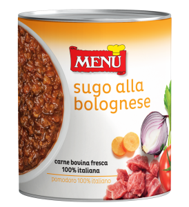 Sugo alla Bolognese (Salsa Boloñesa) Lata de 840 g p. n.