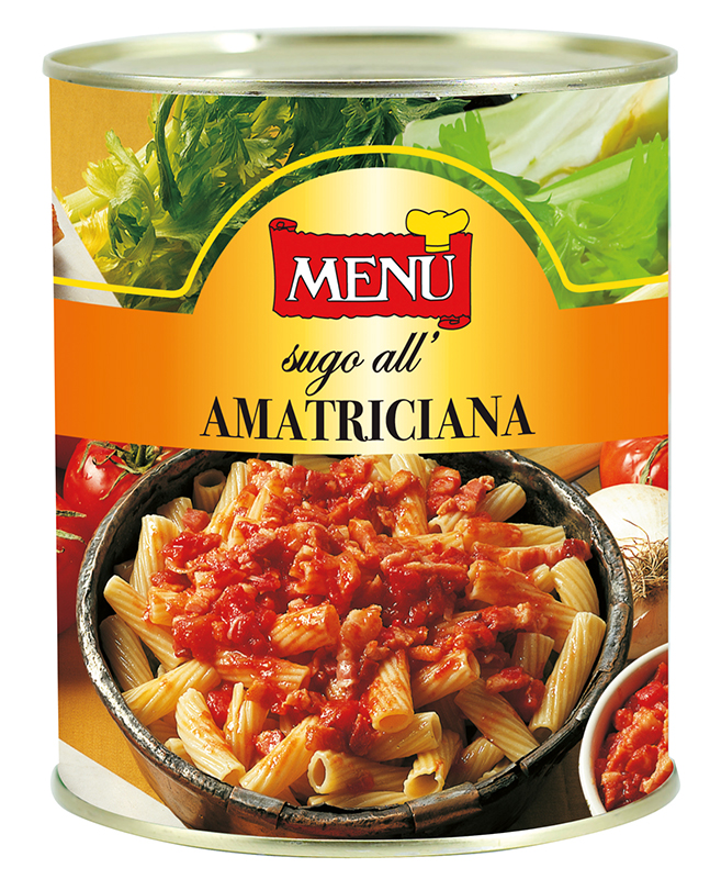 Sugo all’amatriciana - Amatriciana Sauce Tin 830 g nt. wt.