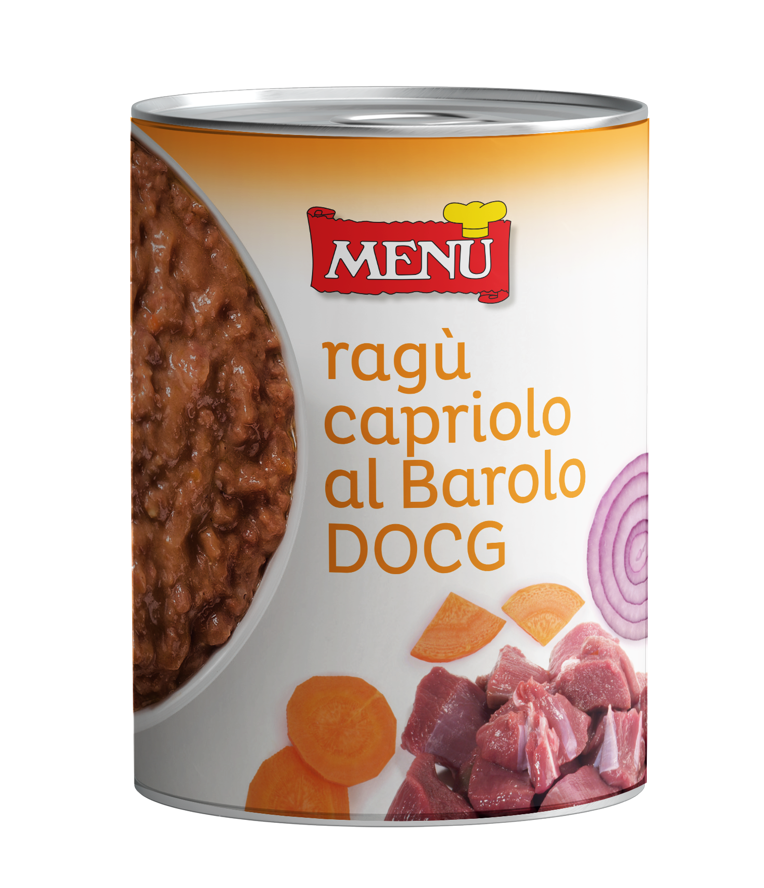 Ragù di Capriolo al Barolo D.O.C.G. - Roe Deer Ragout with Barolo D.O.C.G. Tin 400 g nt. wt.