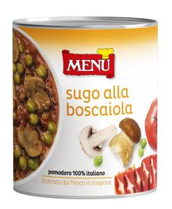 Sugo alla Boscaiola - “Boscaiola” Sauce Tin 830 g nt. wt.