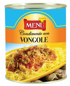 Condimento con vongole - Clam Sauce Tin 830 g nt. wt.