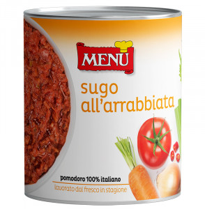 Sugo all’Arrabbiata – Spicy Tomato Sauce Tin 830 g nt. wt.