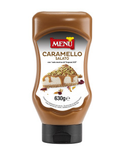 Caramello Salato (Salted Caramel) Top-down squeeze bottle 630 g nt. wt.
