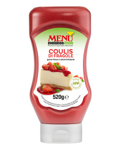 Coulis di fragole (Strawberry Coulis) Top Down squeeze bottle 520 g nt. wt.