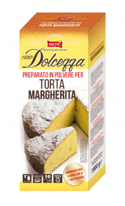 Preparato in polvere per TORTA MARGHERITA (Pulverzubereitung für SANDKUCHEN) Aluverbundfolienbeutel, Nettogewicht 1000 g