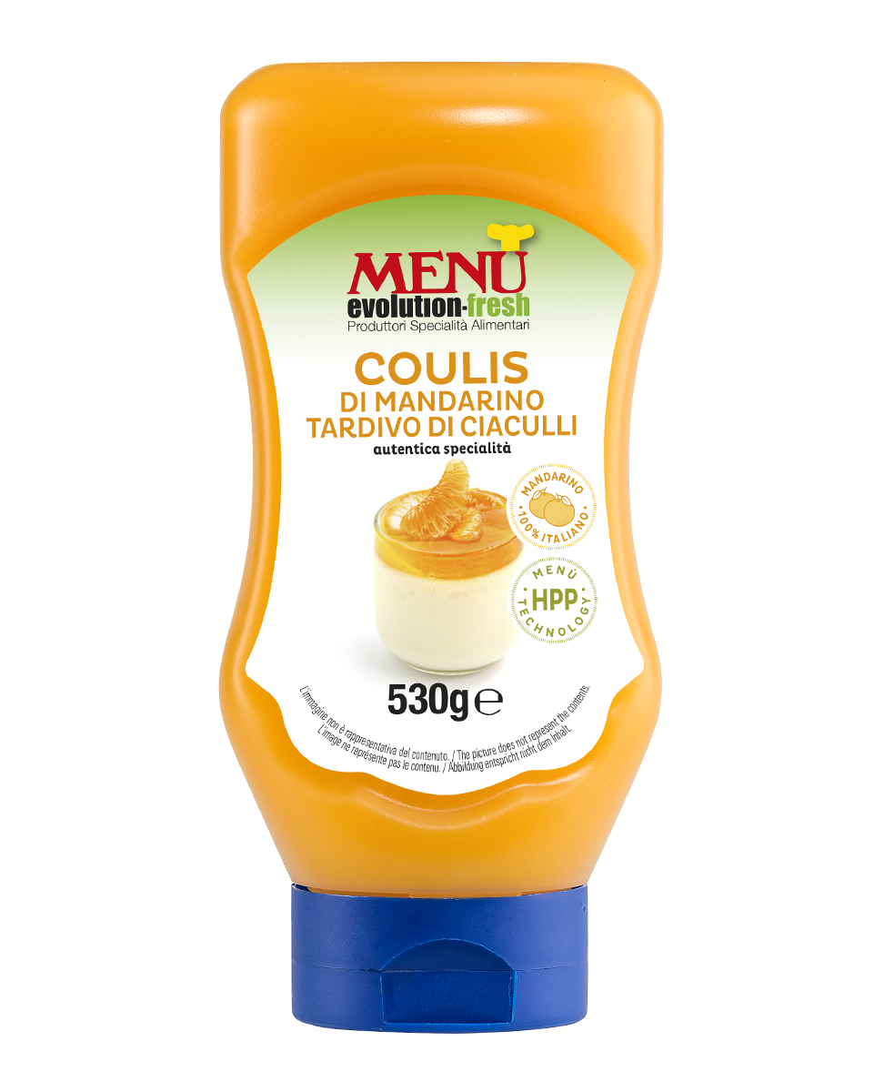 Coulis di Mandarino tardivo di Ciaculli Top down 530 g. pn