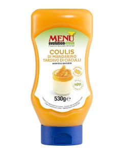 Coulis di Mandarino tardivo di Ciaculli - Mandarin Coulis Top-down squeeze bottle 530 g nt. wt