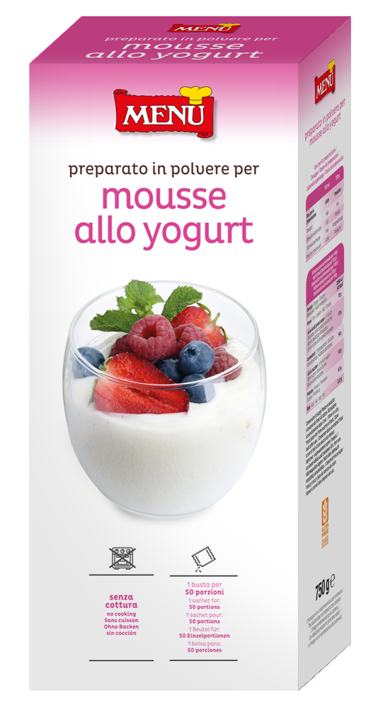 Mousse allo yogurt - Yogurt Mousse Bag 750 g nt. wt.