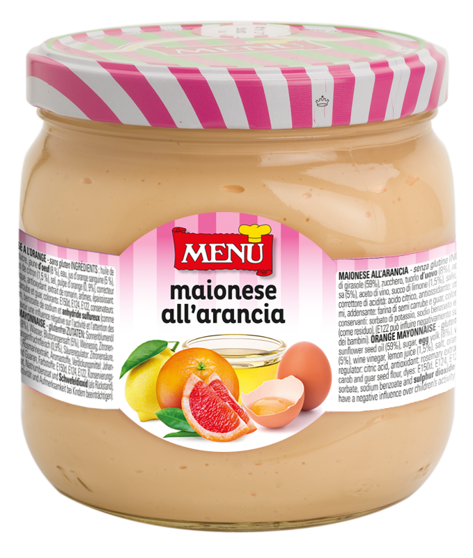 Maionese all’arancia (Orangenmayonnaise) Glas, Nettogewicht 750 g