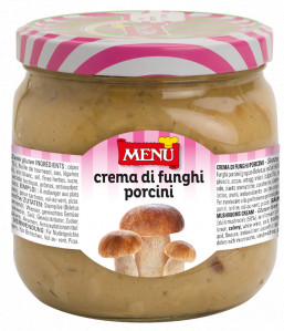Crema di funghi porcini - Porcini mushrooms spread Glass jar 760 g nt. wt.