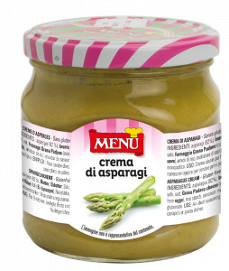 Crema di asparagi (Crème d'asperges) Pot en verre 380 g poids net