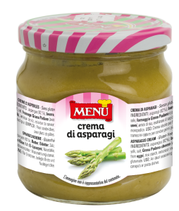 Crema di asparagi (Crema de espárragos) Tarro de cristal de 380 g p. n.