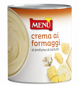 Crema ai formaggi al profumo di tartufo (Crema de quesos al aroma de trufa) Lata de 820 g p. n.