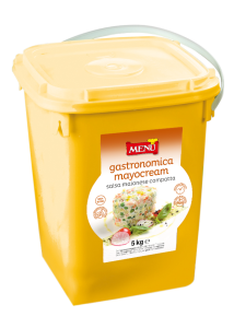 Gastronomica Mayocream 5 kg - Seau en plastique scellé avec une feuille en plastique