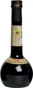 Aceto balsamico di Modena I.G.P. (Vinagre balsámico de Módena I.G.P.) Botella con tapón antigoteo de 250 ml