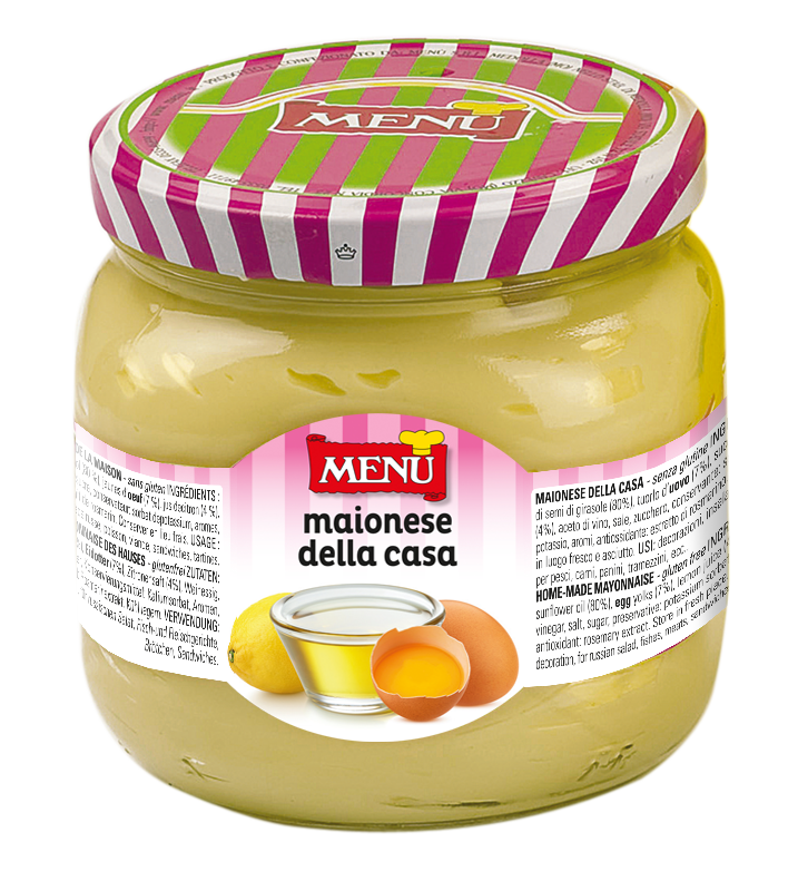 Maionese della casa - Homemade Mayonnaise Glass jar 750 g nt. wt.