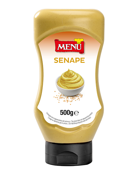 Senape - Mustard 520 g nt. wt. – Top-down squeeze bottle