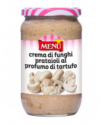 Crema di funghi prataioli al profumo di tartufo (Champignoncreme mit Trüffelaroma)