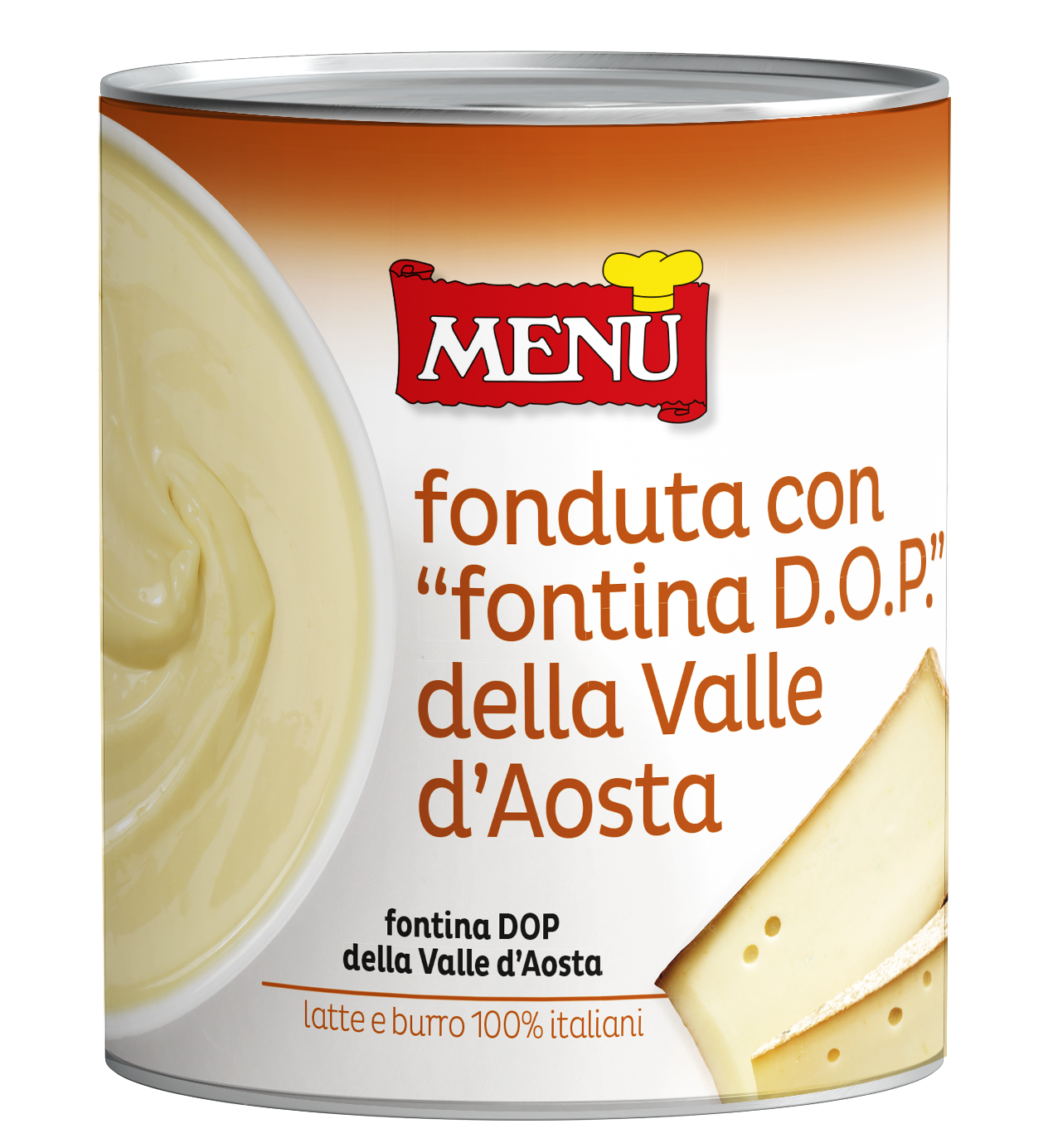 Fonduta con Fontina D.O.P. della Valle d’Aosta Scat. 820 g pn.