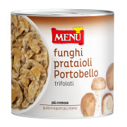 Funghi Prataioli Portobello trifolati (Portobello button mushrooms)