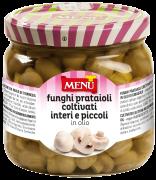 Funghi prataioli coltivati in olio di girasole (Champignons in Sonnenblumenöl)